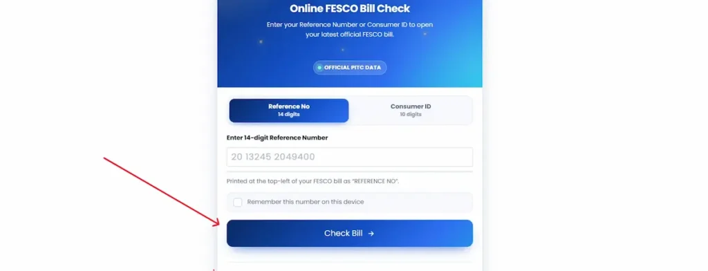 Press Check Bill.